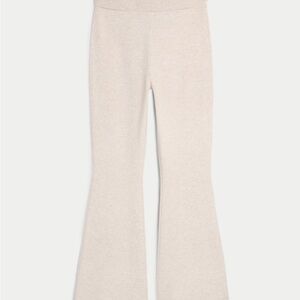 GILLY HICKS SWEATER-KNIT FOLDOVER WAIST FLARE PANTS